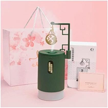 ZQDMYT Difusor de Aceite Esencial Retro, 2 Modos de pulverización, humidificador portátil silencioso de Gran Capacidad de 500 ml, Antibacteriano de Iones de Plata, luz Nocturna