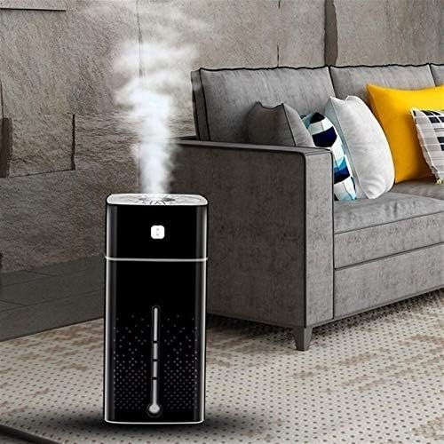OLSKFUH Humidificadores para Dormitorio Humidificadores para Dormitorio Difusor USB Aromaterapia Aceite Esencial con Luz Nocturna Purificador Silencio Sin Agua Apagado Automático H